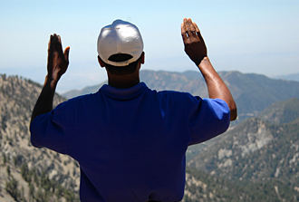 Prayer on Mount Baldy